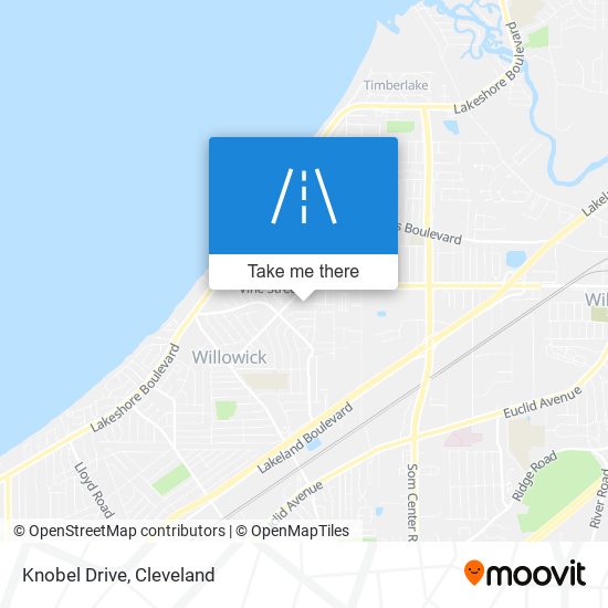 Knobel Drive map