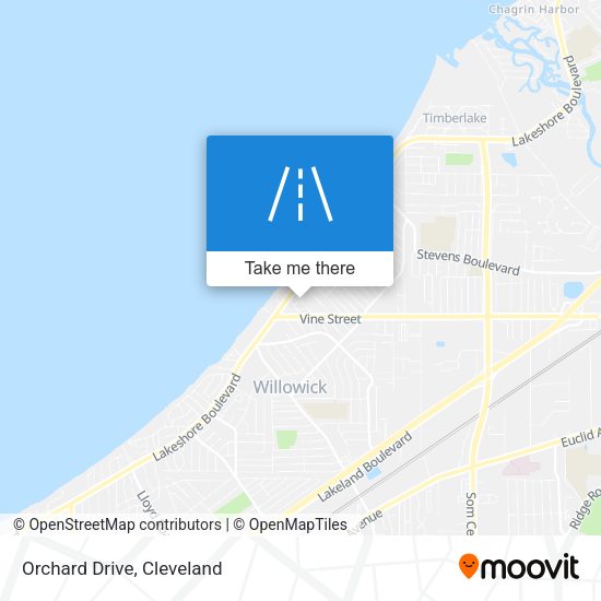 Mapa de Orchard Drive