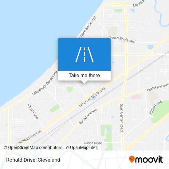 Mapa de Ronald Drive
