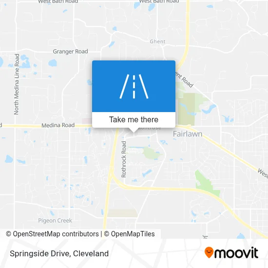 Springside Drive map