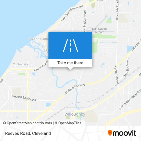 Reeves Road map