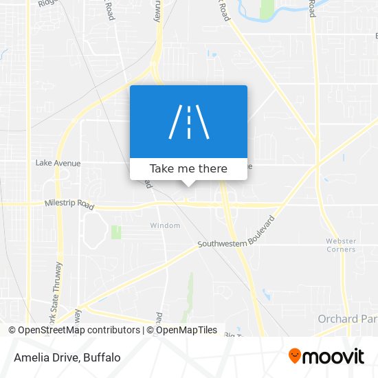 Mapa de Amelia Drive