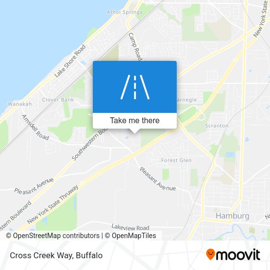 Mapa de Cross Creek Way