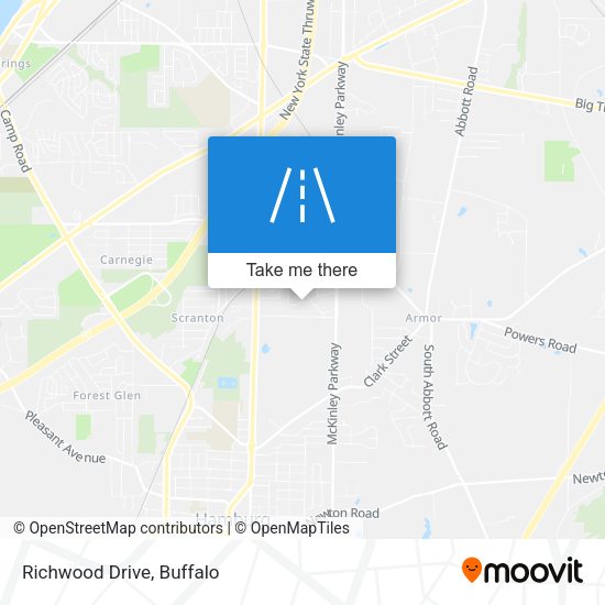 Richwood Drive map