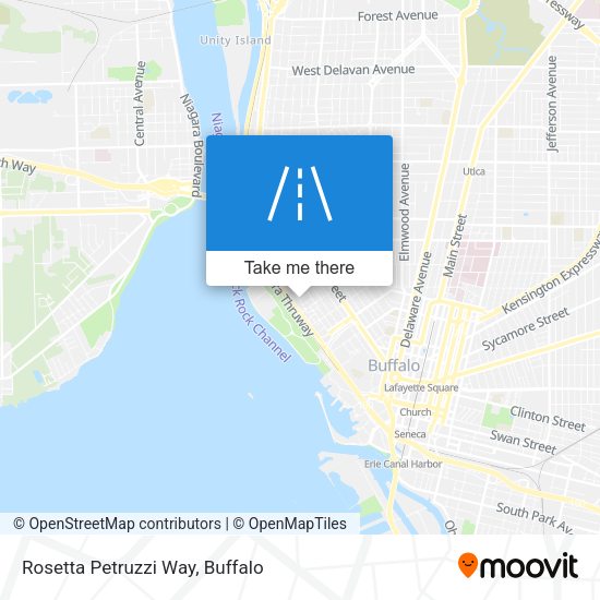 Rosetta Petruzzi Way map
