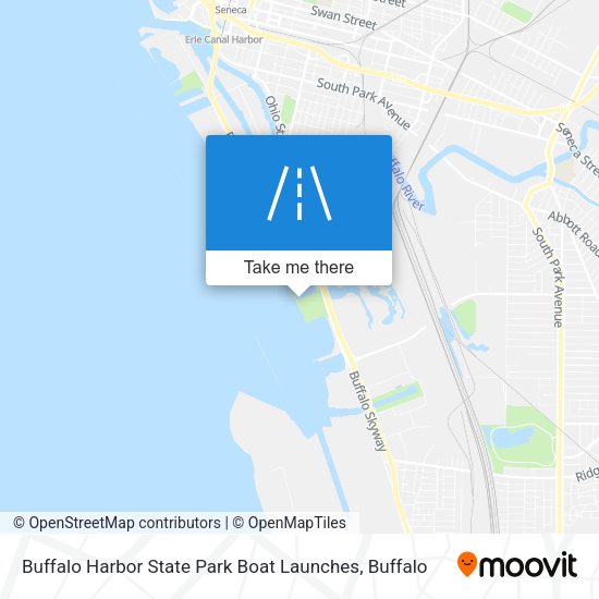 Mapa de Buffalo Harbor State Park Boat Launches