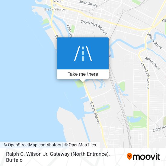 Ralph C. Wilson Jr. Gateway (North Entrance) map