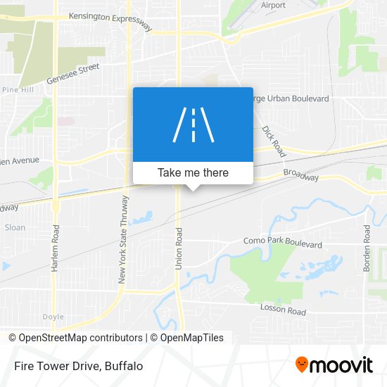 Mapa de Fire Tower Drive