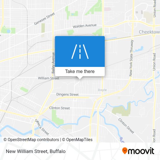 New William Street map