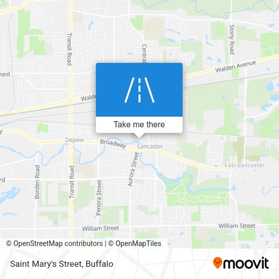 Saint Mary's Street map