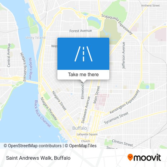 Mapa de Saint Andrews Walk