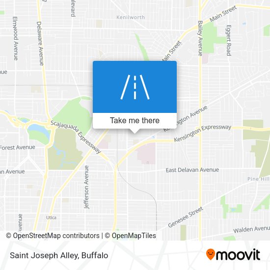 Mapa de Saint Joseph Alley