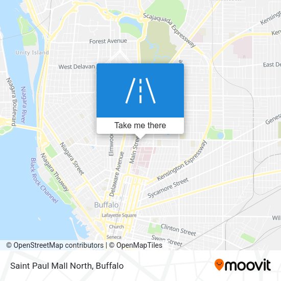 Saint Paul Mall North map