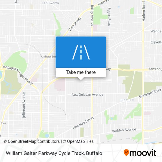 William Gaiter Parkway Cycle Track map