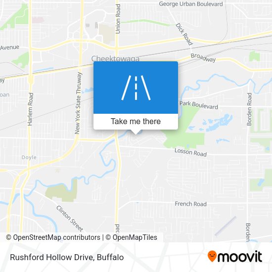 Mapa de Rushford Hollow Drive