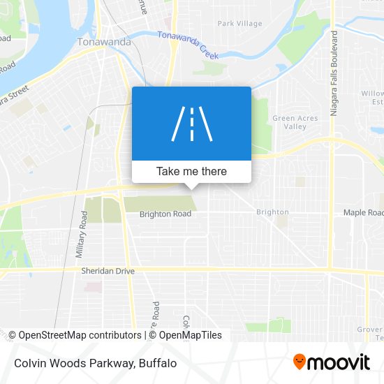 Mapa de Colvin Woods Parkway