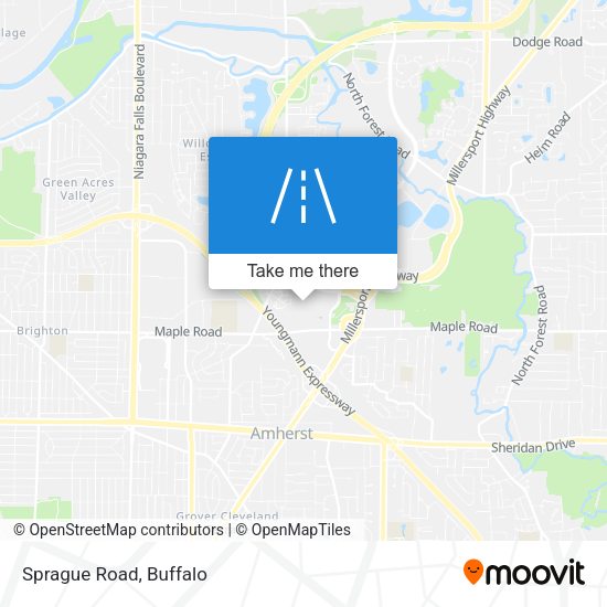 Mapa de Sprague Road
