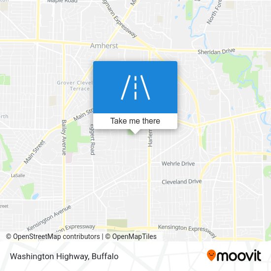 Washington Highway map