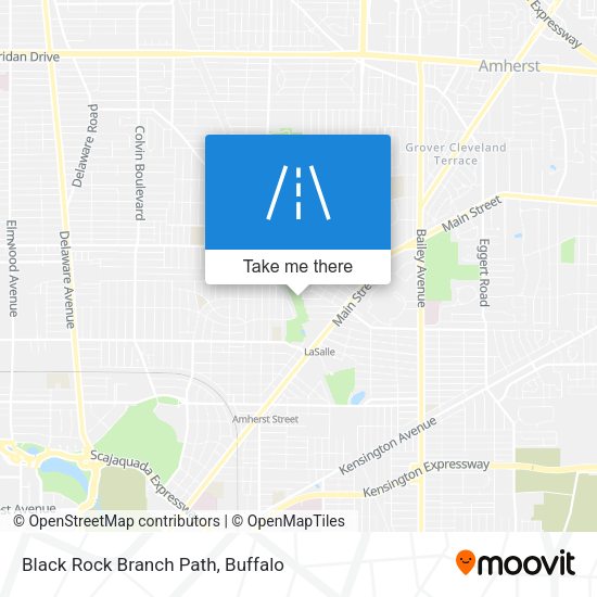Mapa de Black Rock Branch Path