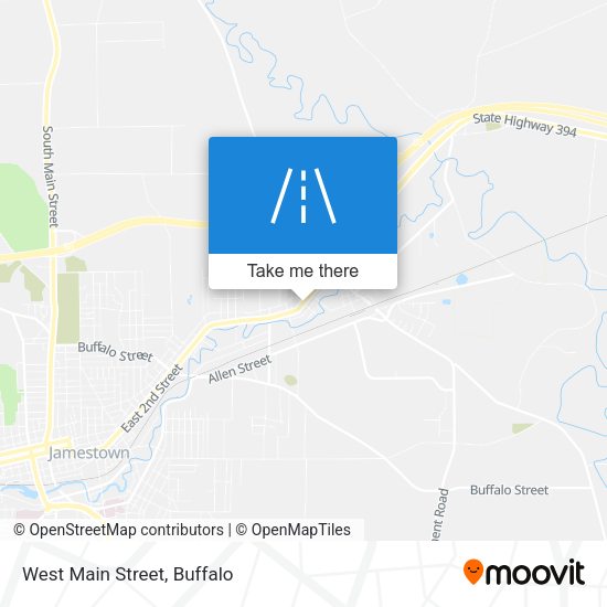 Mapa de West Main Street