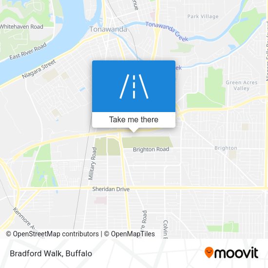 Mapa de Bradford Walk