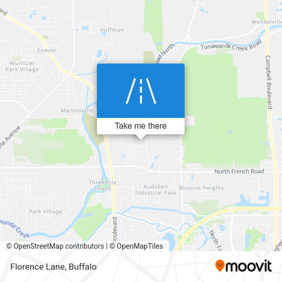 Mapa de Florence Lane