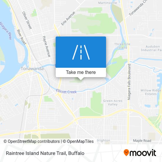 Mapa de Raintree Island Nature Trail