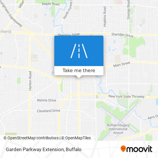 Garden Parkway Extension map