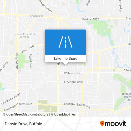 Mapa de Darwin Drive