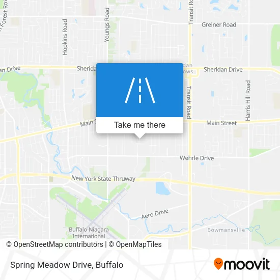 Spring Meadow Drive map