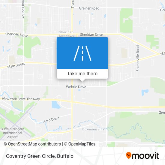 Mapa de Coventry Green Circle