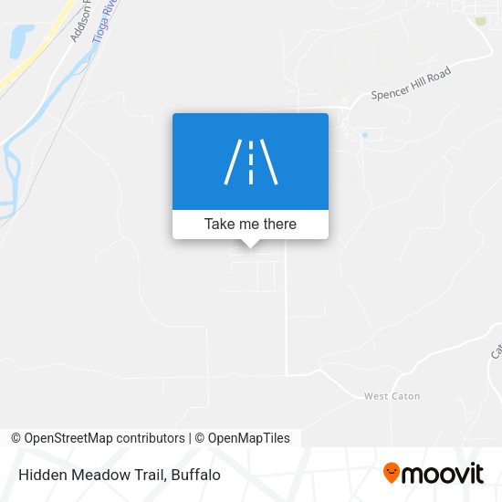 Mapa de Hidden Meadow Trail