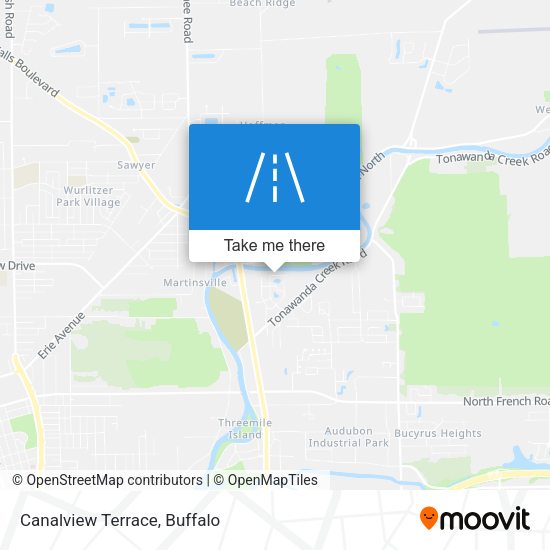 Mapa de Canalview Terrace
