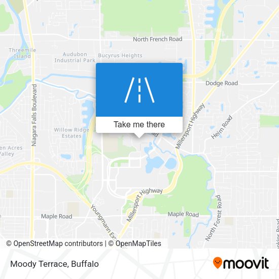 Mapa de Moody Terrace