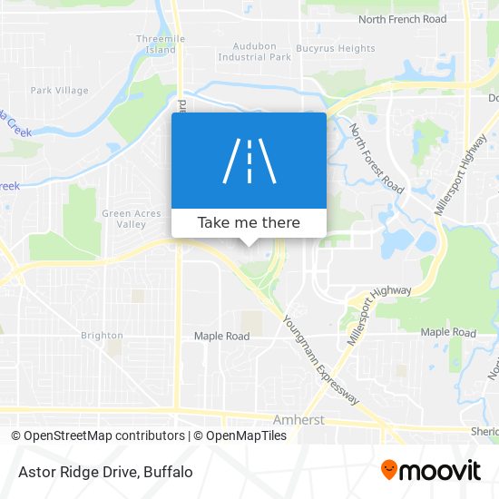 Astor Ridge Drive map