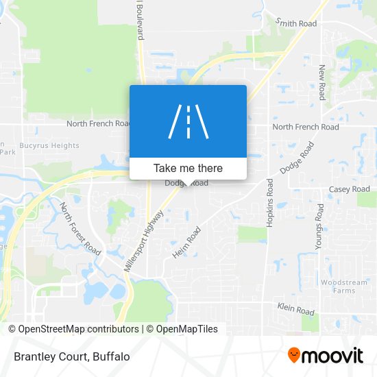 Mapa de Brantley Court