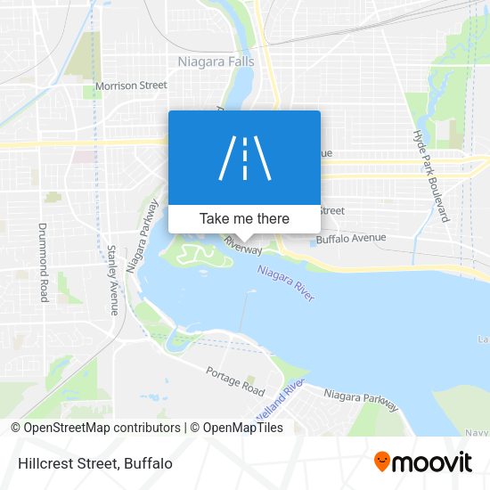 Mapa de Hillcrest Street