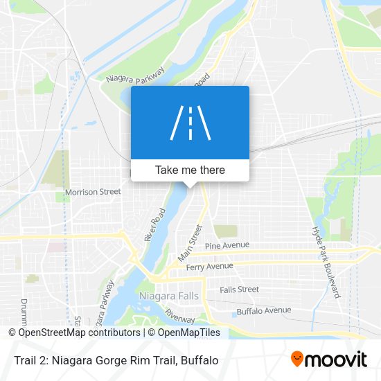 Trail 2: Niagara Gorge Rim Trail map