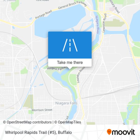 Whirlpool Rapids Trail (#5) map