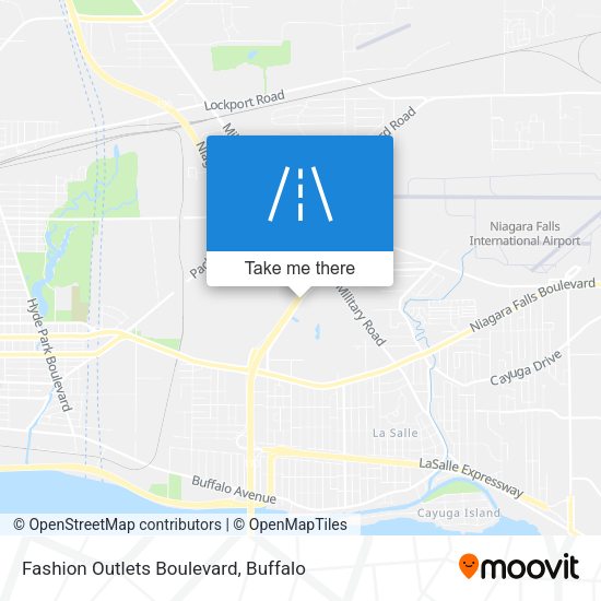 Fashion Outlets Boulevard map