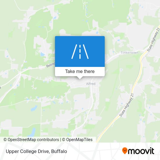 Upper College Drive map