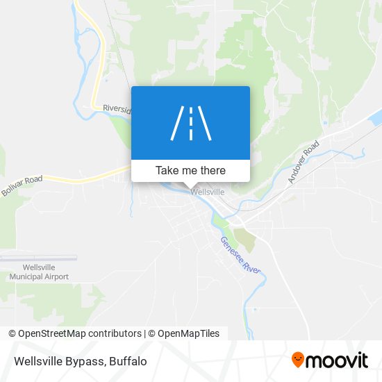 Mapa de Wellsville Bypass