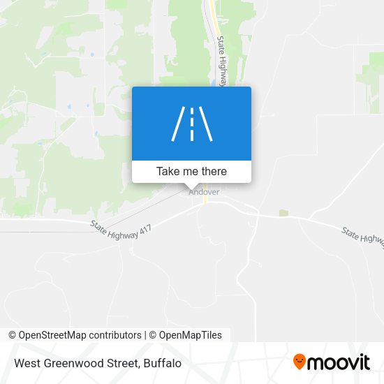 West Greenwood Street map