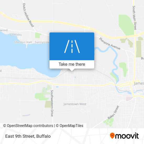Mapa de East 9th Street