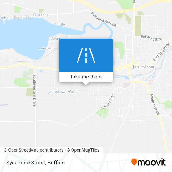 Mapa de Sycamore Street