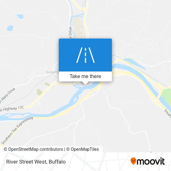 Mapa de River Street West