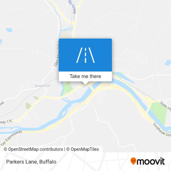 Mapa de Parkers Lane