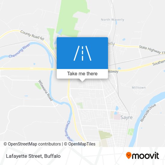 Mapa de Lafayette Street