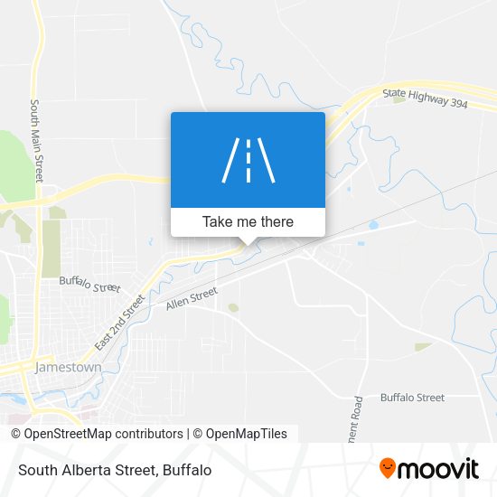 Mapa de South Alberta Street