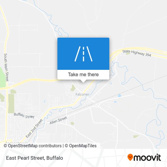 East Pearl Street map